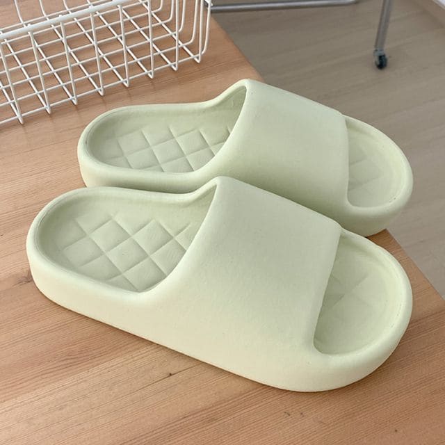 Plain Home Slipper - Green / 36 To 37