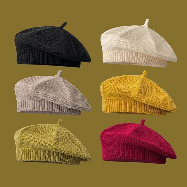 Plain Knit Beret