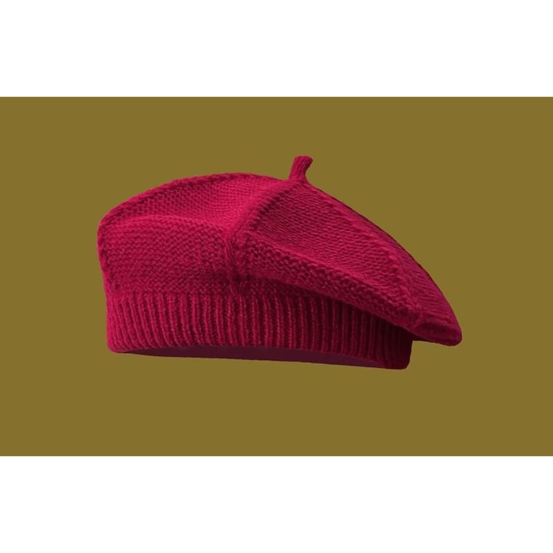 Plain Knit Beret