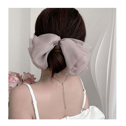 Plain Mesh Hair Clip