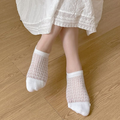 Plain No Show Socks Set