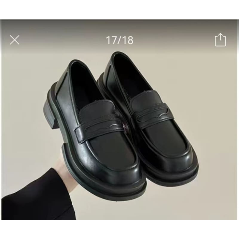 Plain Penny Loafers