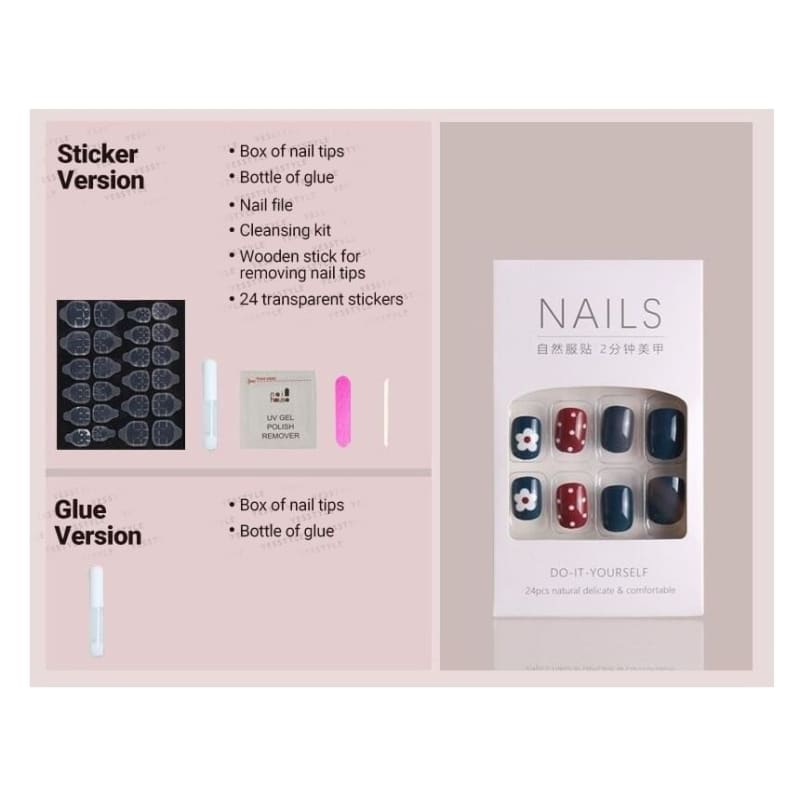 Plain Press-On Nails