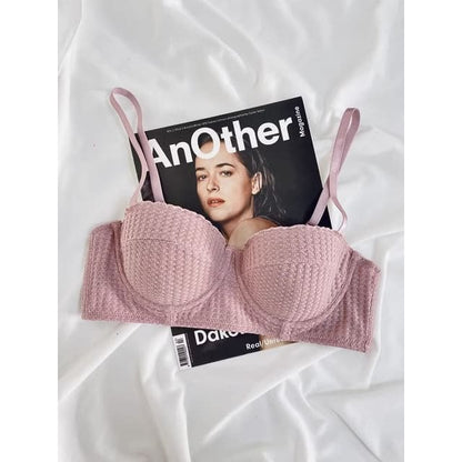 Plain Push - Bra - Pink / 32/70AB