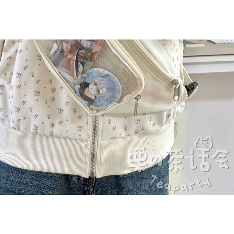 Plain PVC Panel Belt Bag / Bag Charm / Set