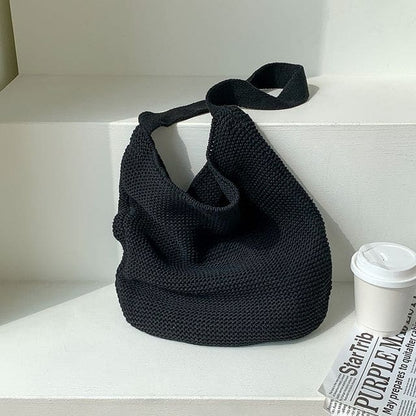 Plain Shopper Bag - Black / One Size