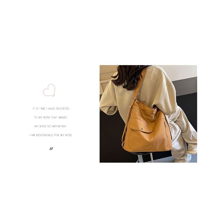 Plain Shoulder Bag