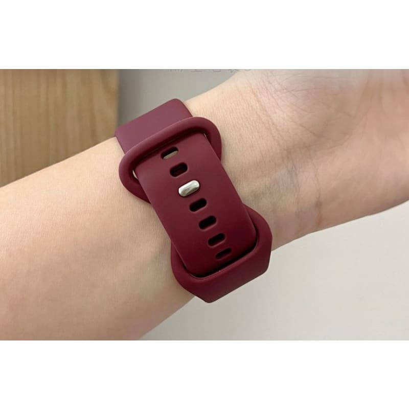 Plain Silicone Apple Watch Band / Protection Case / Set