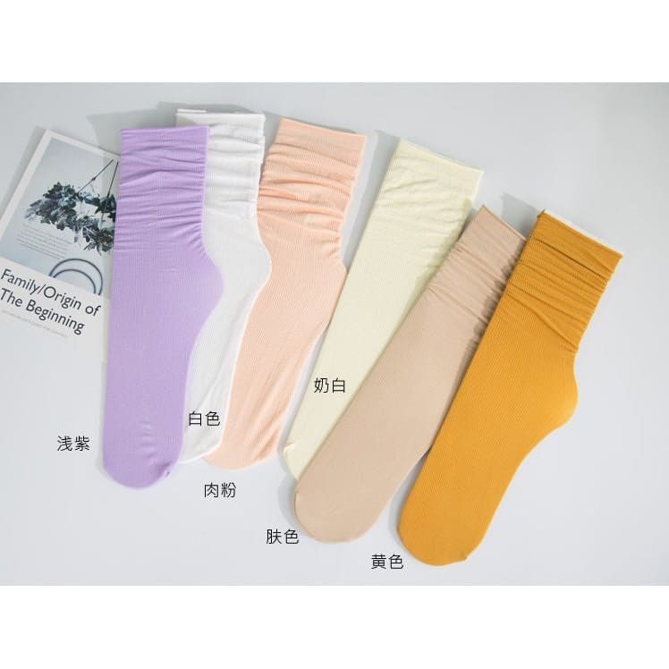 Plain Slouch Socks