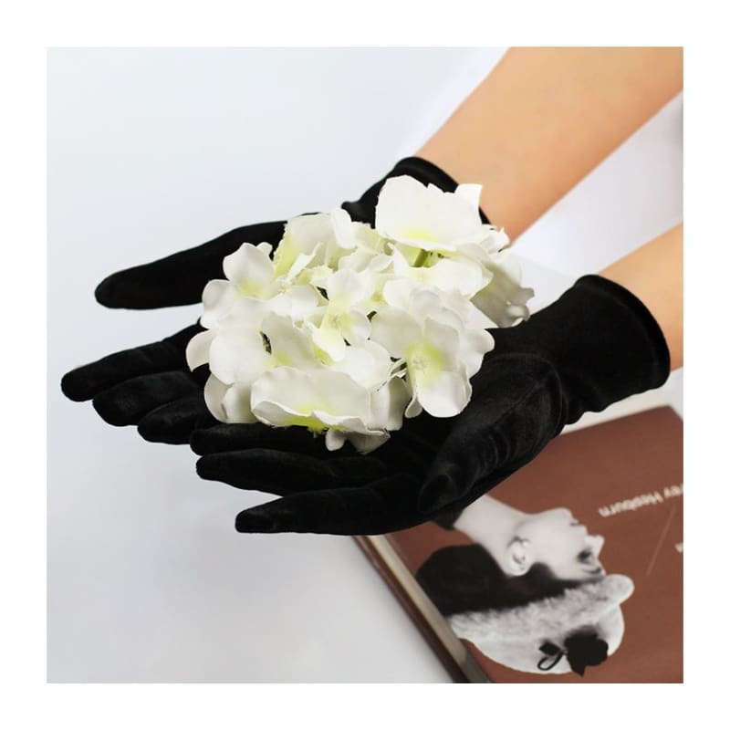 Plain Velvet Gloves