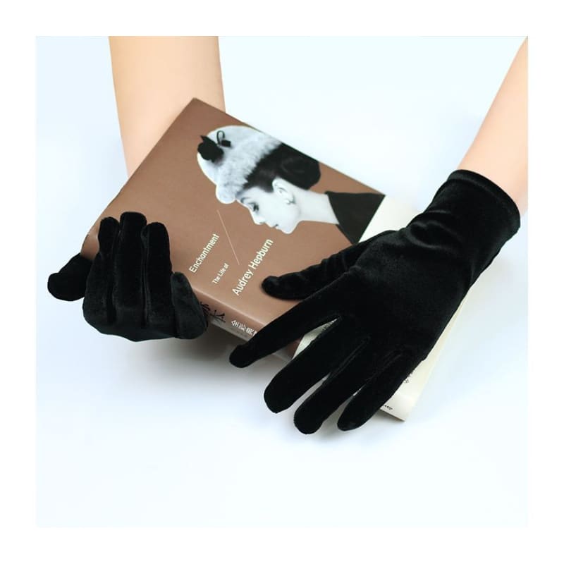 Plain Velvet Gloves