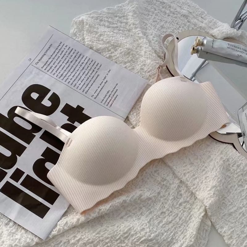 Plain Wireless Seamless Bra