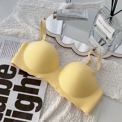 Plain Wireless Seamless Bra