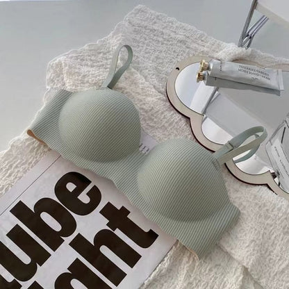 Plain Wireless Seamless Bra