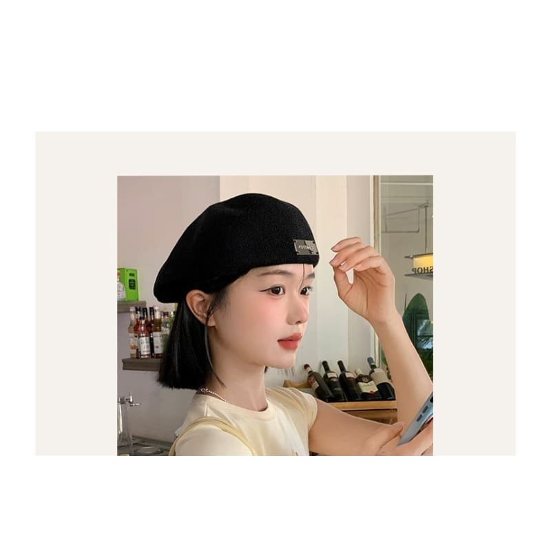 Plain Woven Beret