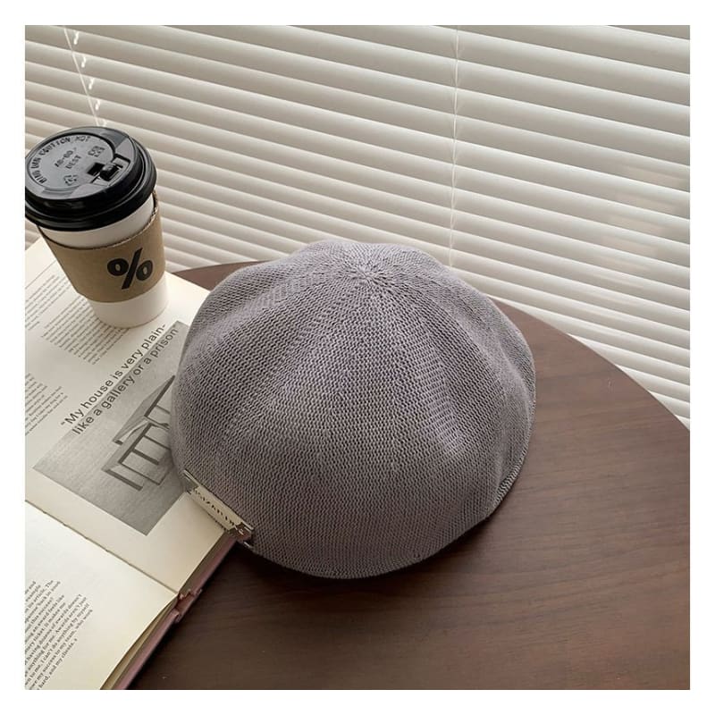 Plain Woven Beret