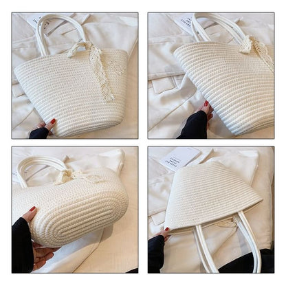 Plain Woven Tote Bag