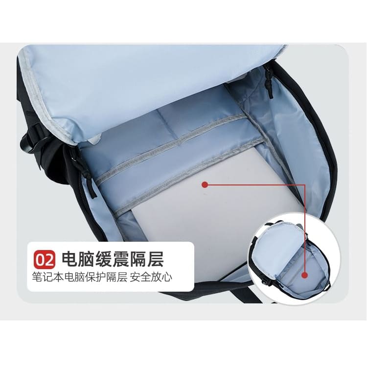 Plain Zip Backpack