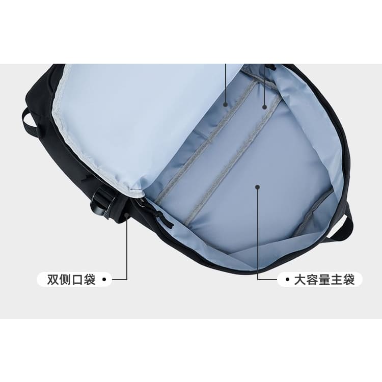 Plain Zip Backpack