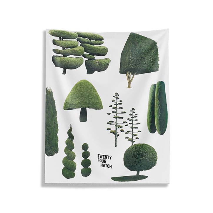 Plant Trees Wall Tapestry