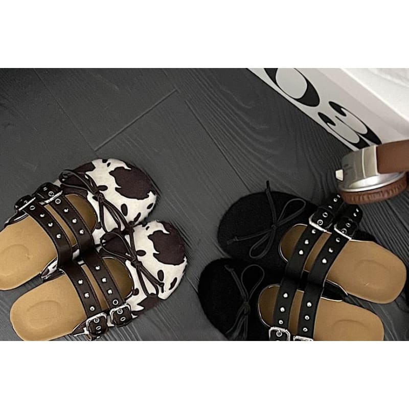 Platform Bow Mary Jane Mules