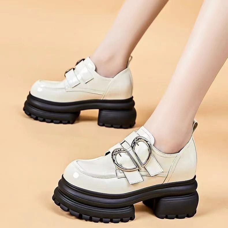 Platform Buckled Loafers