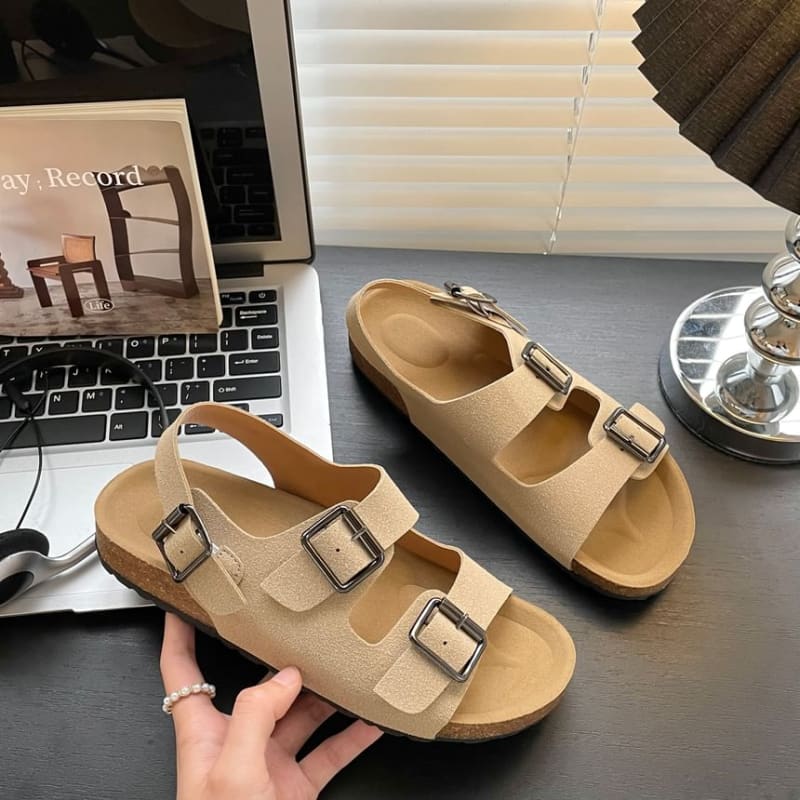 Platform Buckled Sandals