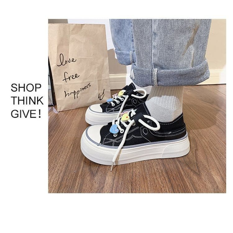 Platform Canvas Sneakers