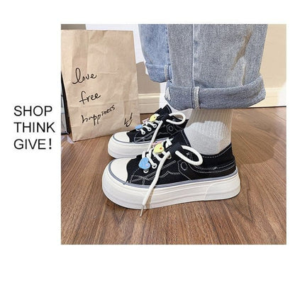 Platform Canvas Sneakers