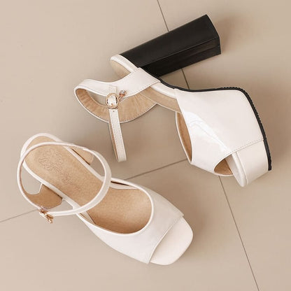 Platform Chunky Heel Sandals