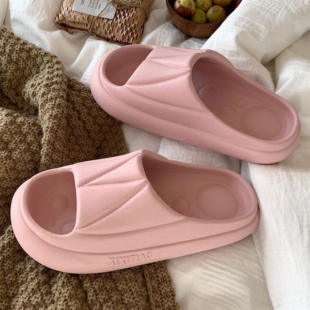 Platform Home Slippers - Pink / 34 To 35