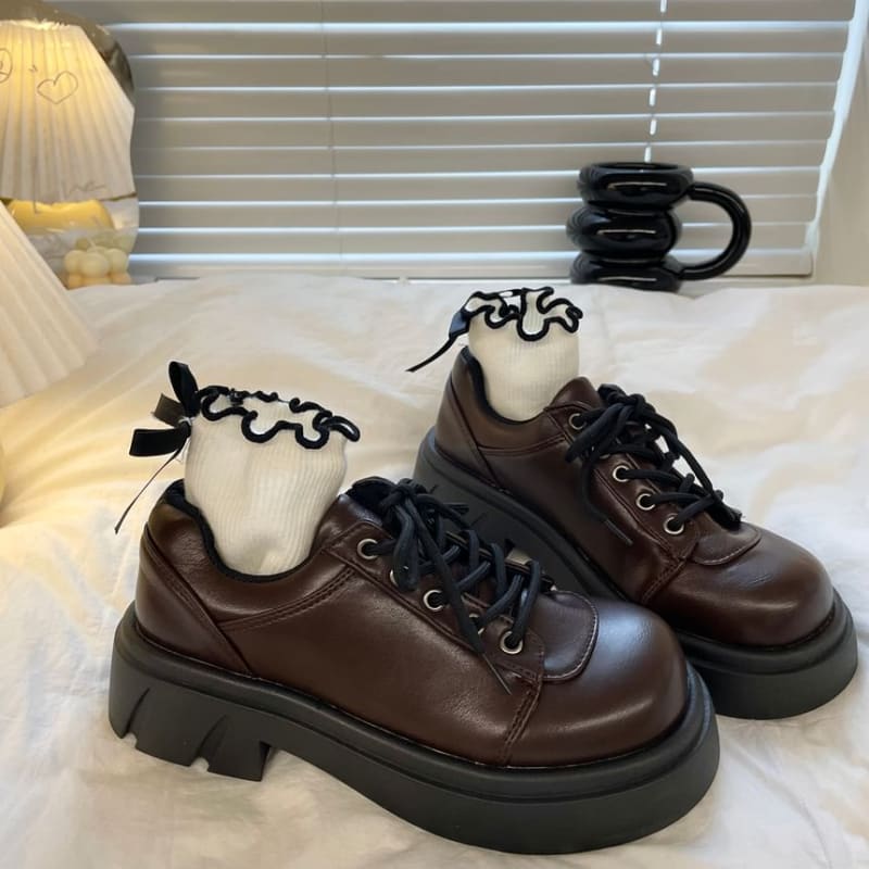 Platform Lace Ups