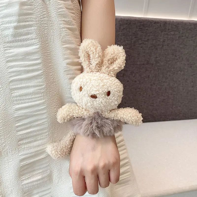 Kawaii Aesthetic Y2K Cute Fairy Plush Bear Hair Circle MK Kawaii Store