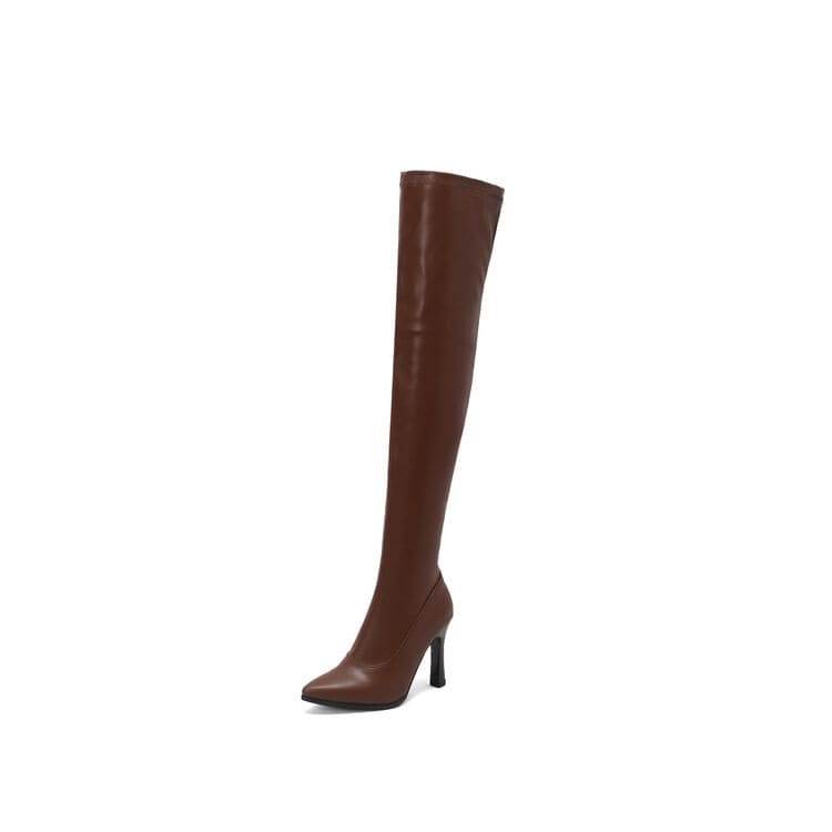 Pointed Toe High Heel Over The Knee Boots