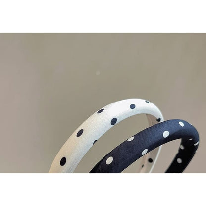 Polka Dot Fabric Headband