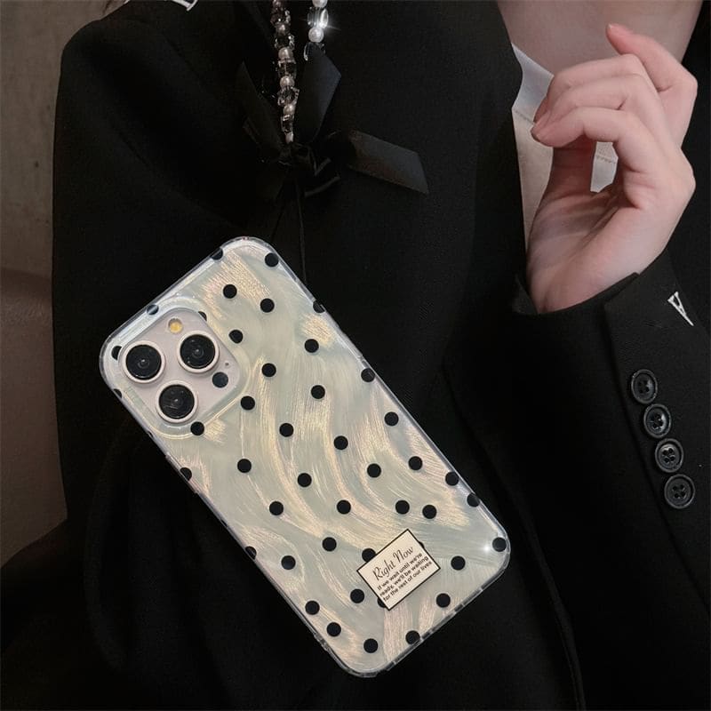 Polka Dot Phone Case - 15 Pro Max / 15 Pro / 15 / 14 Pro