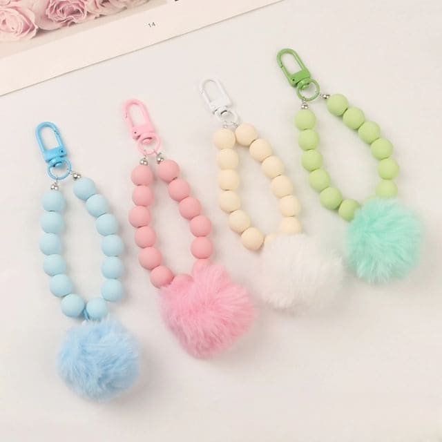 Pom Pom Key Chain