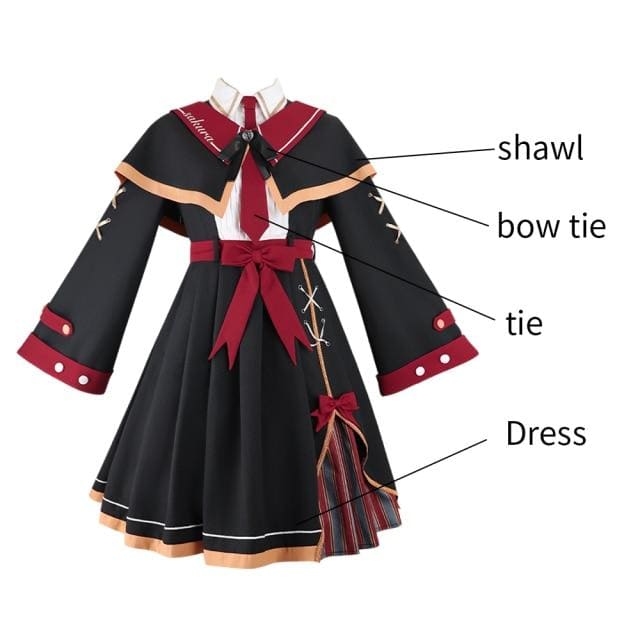 Preppy Style Magic Girl School Uniform Gothic Lolita Dress