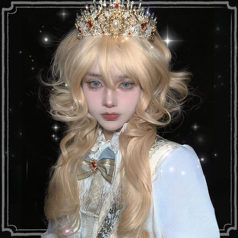 Princess Ame Blonde Curly Wig ON1512 - Golden