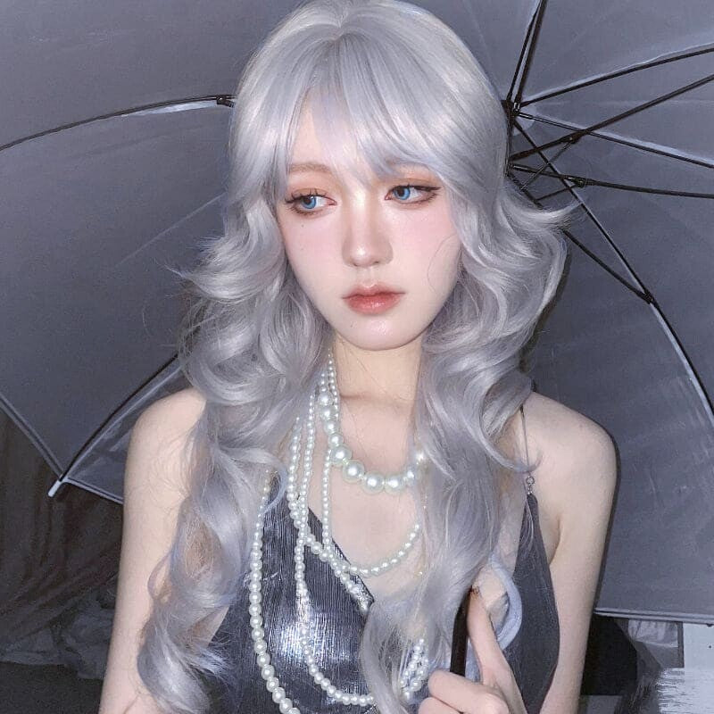 Princess Amu Silver Curly Wig ON1513 - silver