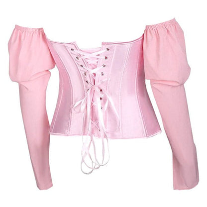 Princess Long Sleeve Corset Top - Tops