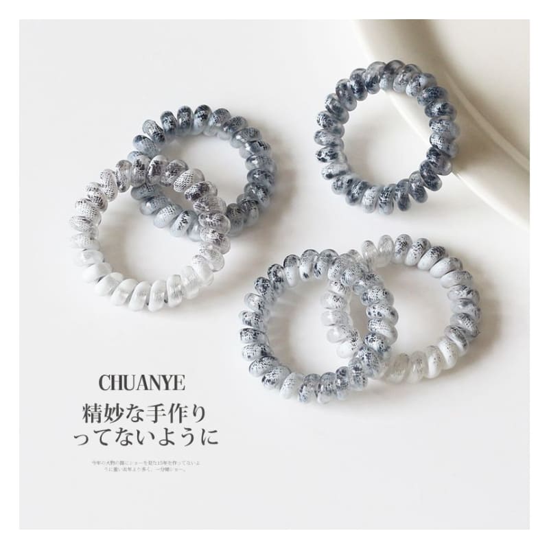 Print Coil Hair Tie / Set