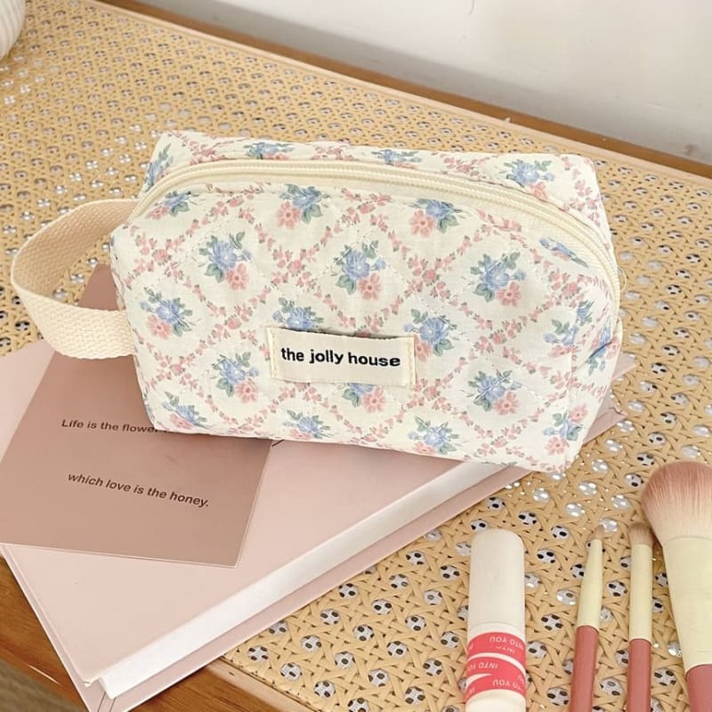 Print Fabric Makeup Bag / Pouch / Toiletry Bag (Various