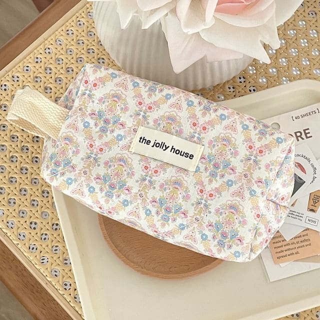 Print Fabric Makeup Bag / Pouch / Toiletry Bag (Various