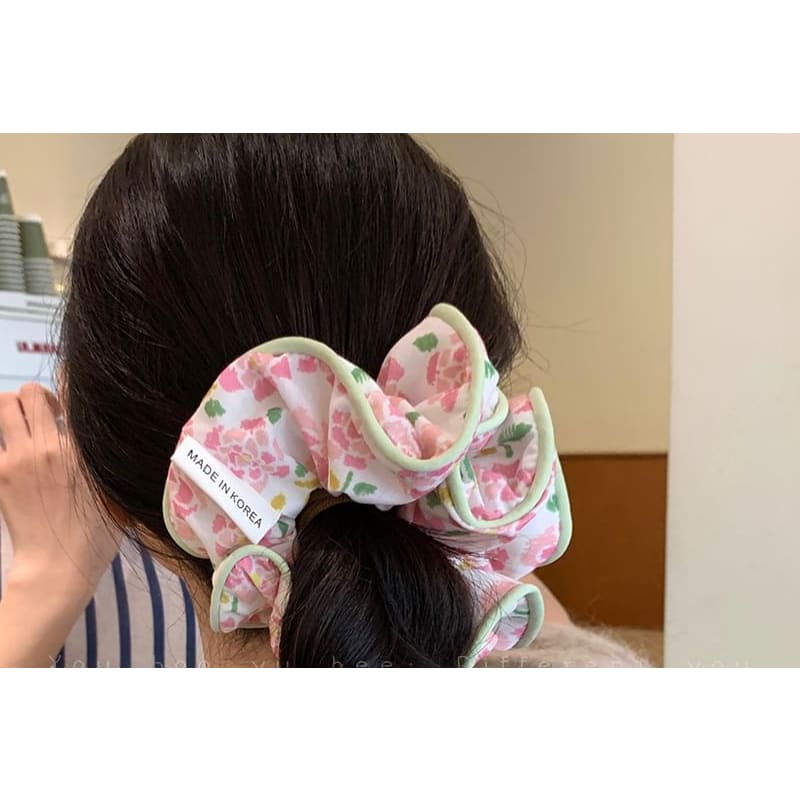 Print Fabric Scrunchie (Various Designs)