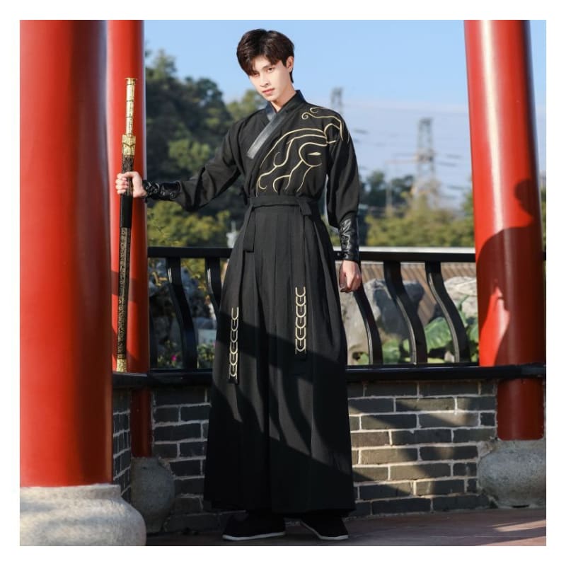 Print Hanfu Costume Set