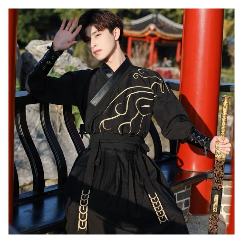 Print Hanfu Costume Set