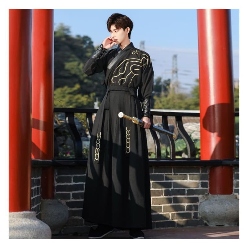 Print Hanfu Costume Set