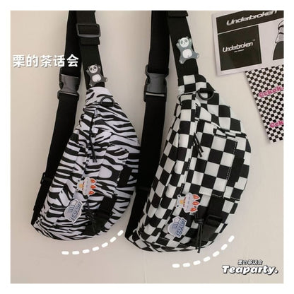 Printed Sling Bag / Bag Charm / Set