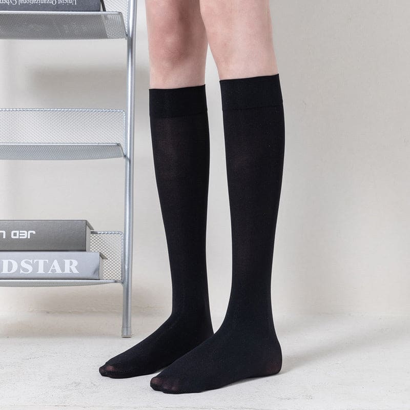 Pure Color JK Stockings - Black / 35cm